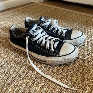 Black and White Converse Sneakers